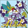 6x6 Tile Alaska Hummingbird 7357A