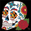 6x6 Tile Day of the Dead Sugar Skull 8301A