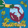 6x6 Tile Napa Valley Pouring Glass