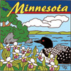 6x6 Tile Minnesota State Symbols 7647A