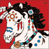 6x6 Tile War Pony/ White 7814A