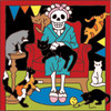 6x6 Tile Day of the Dead Cat Lady 7876A
