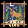 6x6 Tile Starry Night Moose Utah