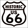 6x6 Tile Historic Route 66 White