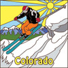 6x6 Tile Colorado Ski