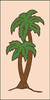 3x6 Tile Palm Trees Sand