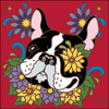 6x6 Tile Pups and Blooms IV
