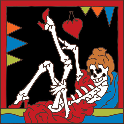 6x6 Tile Day of the Dead The Valentine 8094A