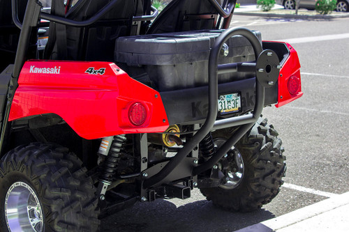 UTV Inc UTV INC KAWASAKI TERYX 4 REAR ADD ON BLACK SPARE TIRE MOUNT