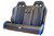 Simpson SIMPSON POLARIS RZR XP 4 1000 VORTEX II REAR BENCH SEAT CARBON FIBER BLACK AND VOODOO BLUE