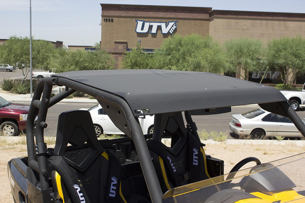 UTV Inc UTV INC CAN AM COMMANDER and MAVERICK 2014 and NEWER BLACK ALUMINUM ROOF FOR OEM ROLL CAGE