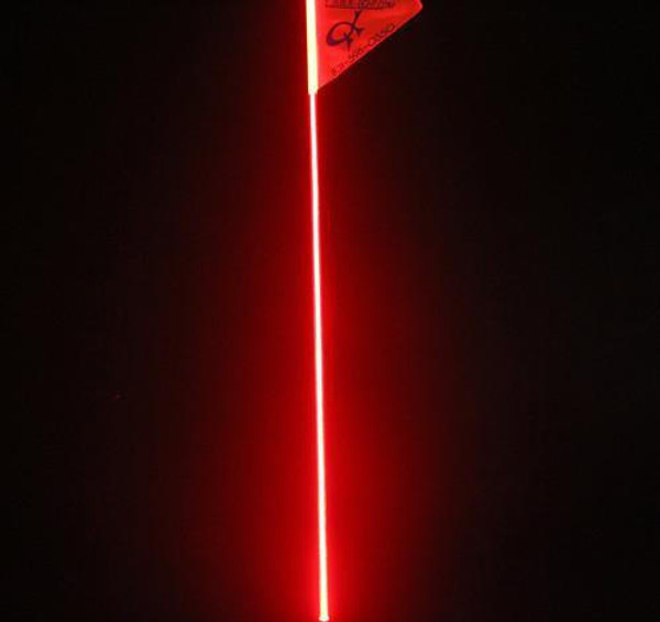 Quick Light QUICK LIGHT 4 RED FIBER OPTIC LED WHIP