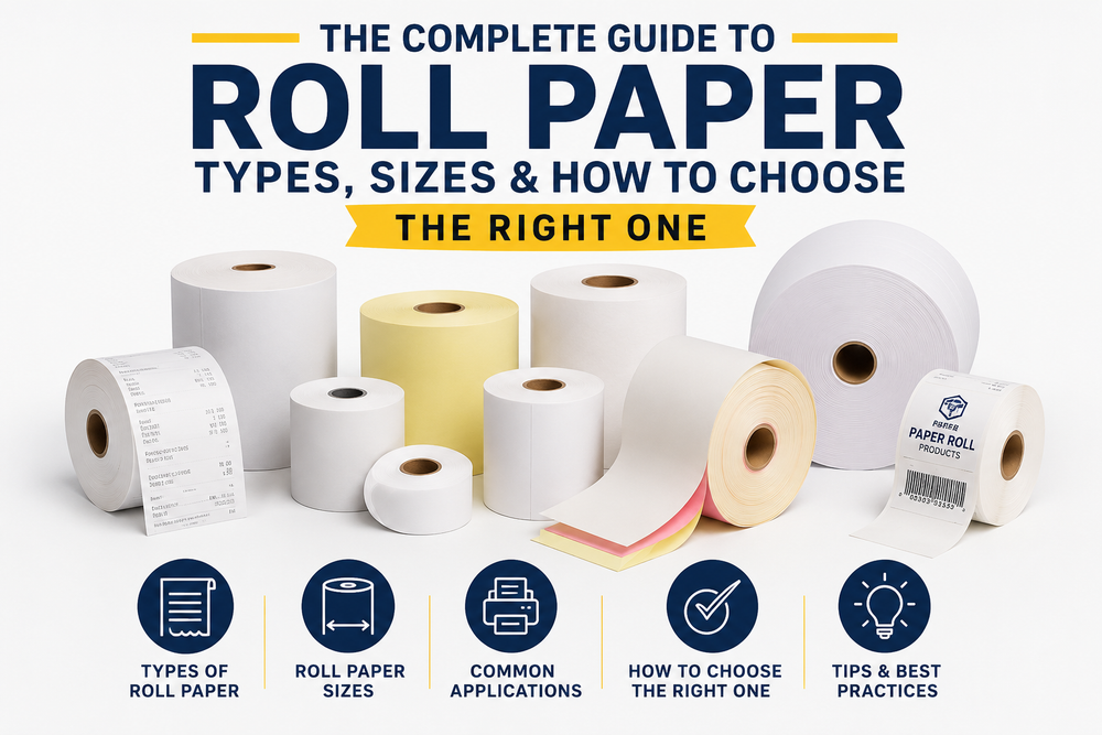 The Complete Guide to Roll Paper: Types, Sizes & How to Choose the Right One