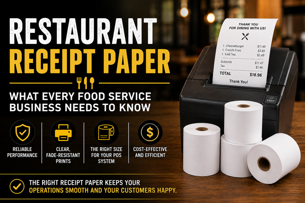 Restaurant Receipt Paper: What Every Food Service Business Needs to Know
