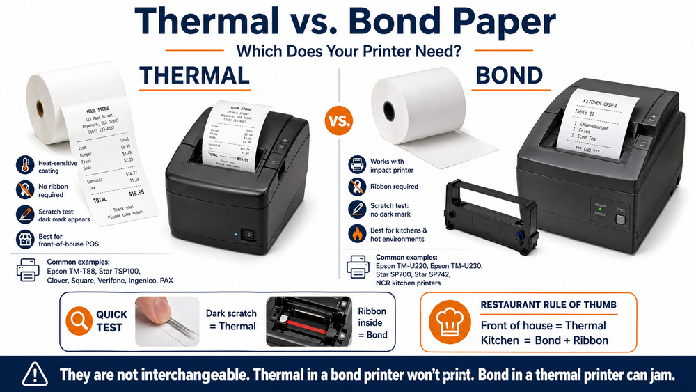 Thermal vs. Bond Paper — Which Does Your Printer Need?