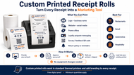 Custom Printed Receipt Rolls — Turn Every Receipt Into a Marketing Tool