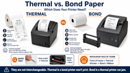 Thermal vs. Bond Paper — Which Does Your Printer Need?