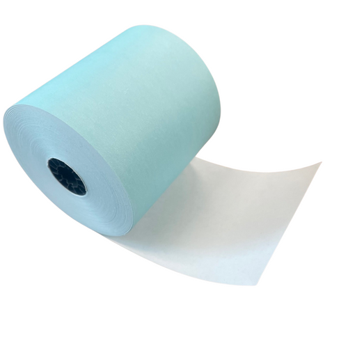 3 inch by 165 foot blue bond paper roll