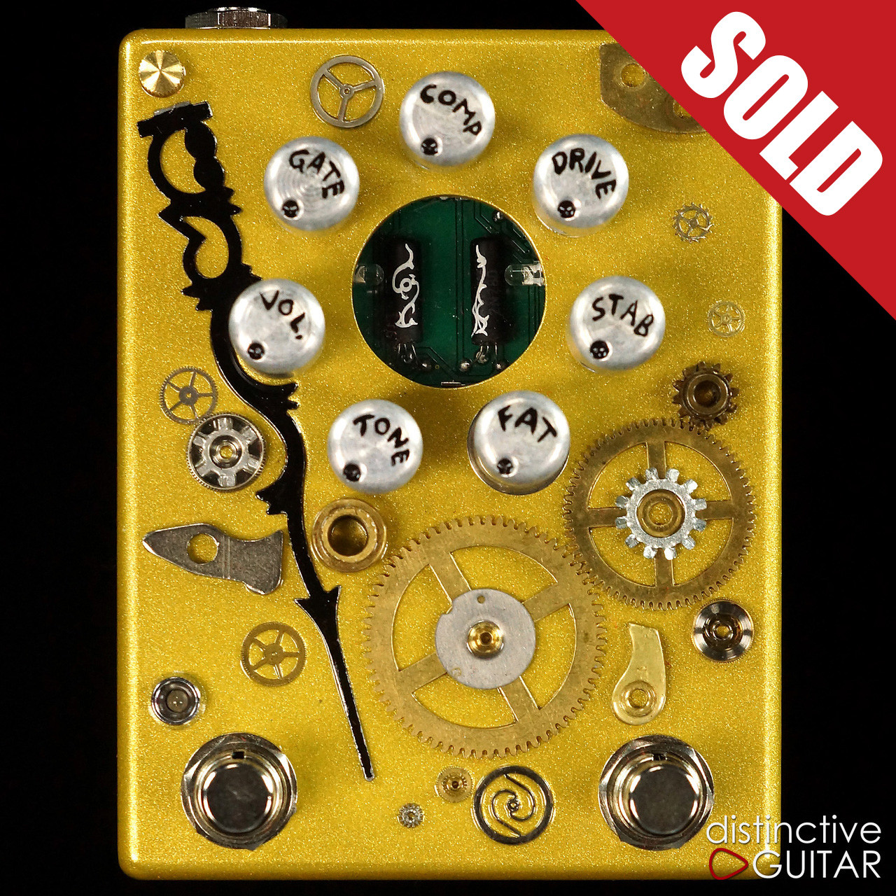 Zvex Fuzz Factory 7 Hand Painted Steampunk B176