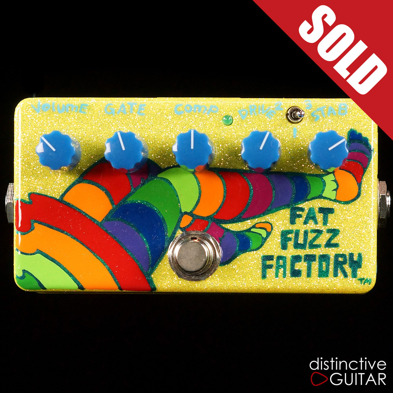 Zvex Fat Fuzz Factory Custom Swirl Paint B101