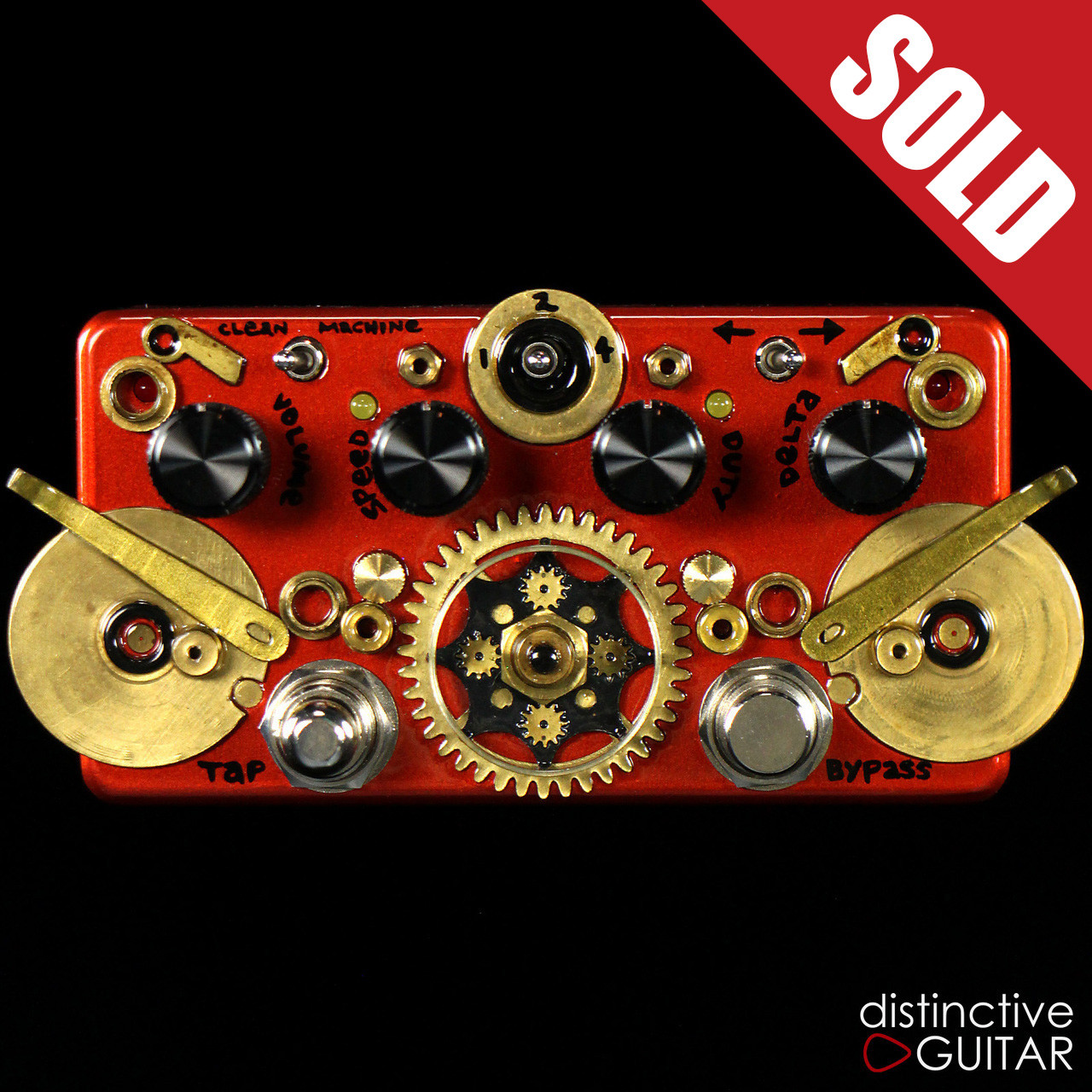 Zvex Sonar Tremolo Hand Painted Steampunk A174