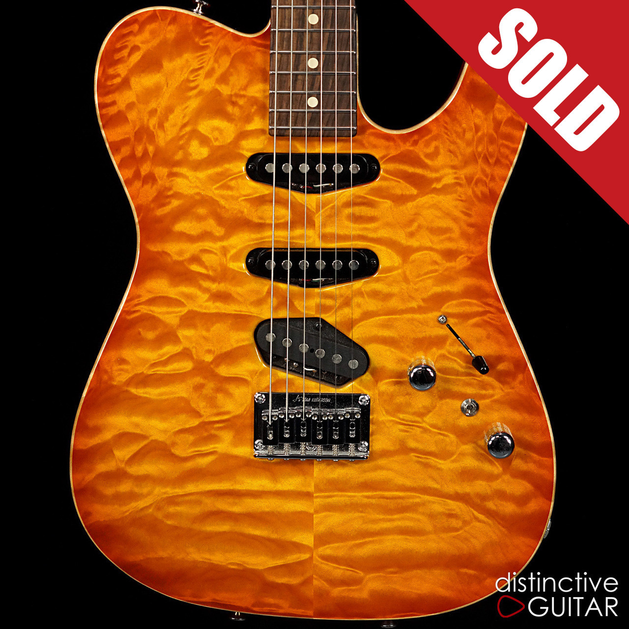 Tom Anderson Drop T Honey Burst