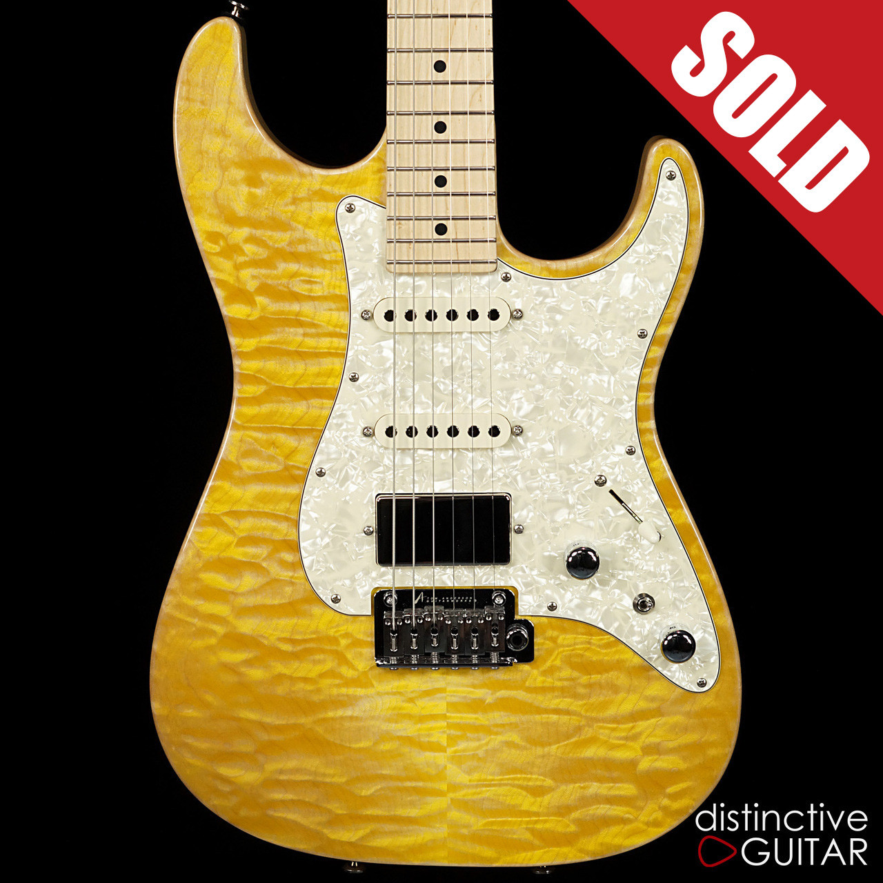 Tom Anderson Drop Top Classic HSS Natural Yellow Sun