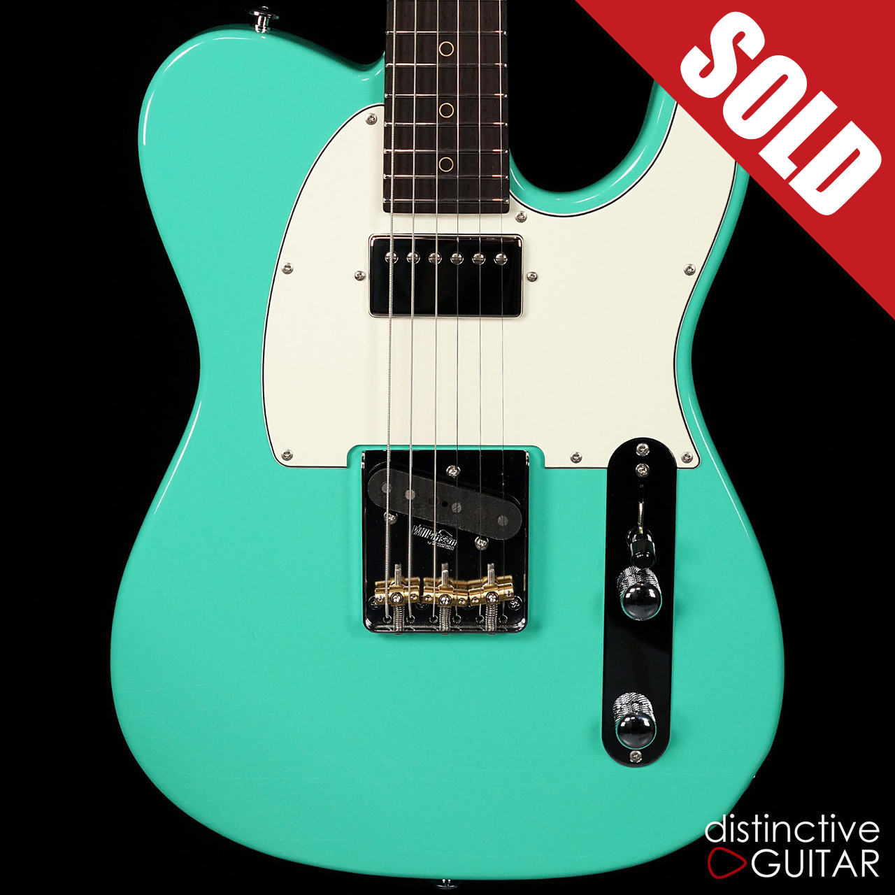 Suhr Classic T Antique Roasted Recovered Sinker Maple #18 Seafoam