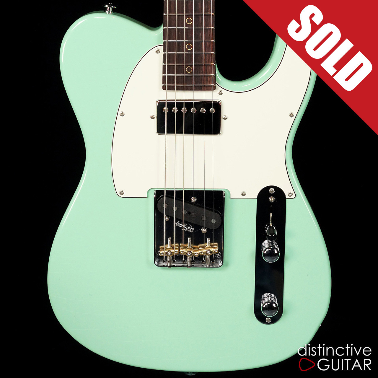 Suhr Classic T Antique Roasted Recovered Sinker Maple #18 Surf Green