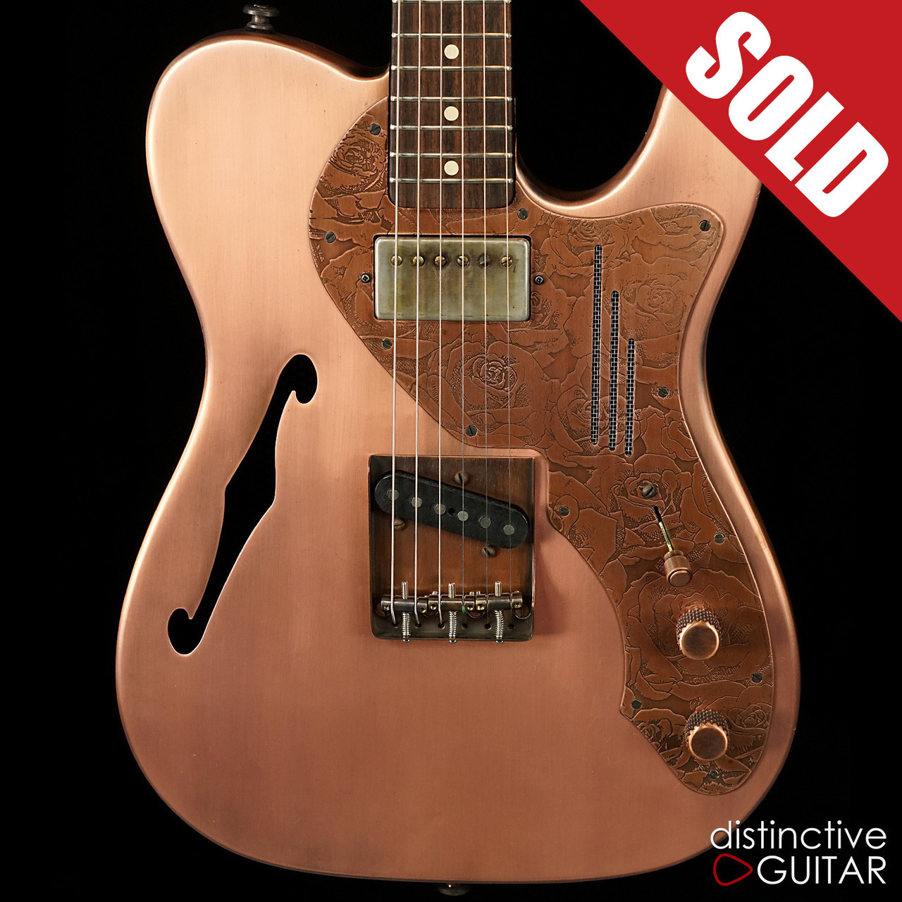 James Trussart Deluxe SteelCaster Antique Copper Roses #17059