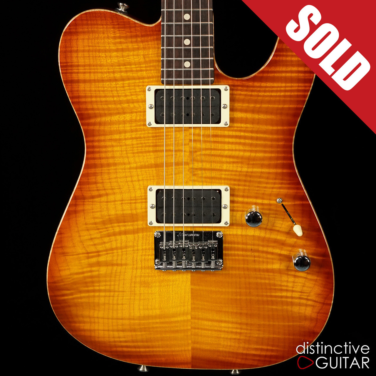 Tom Anderson Cobra Shorty Honey Burst Flame Top