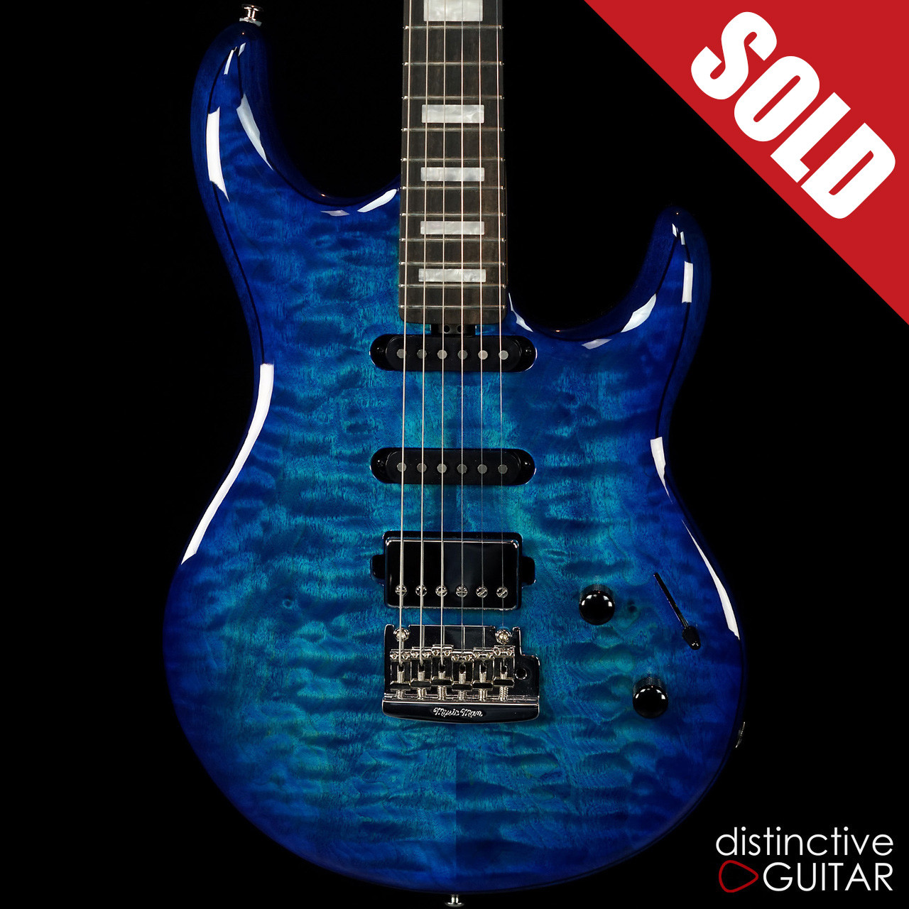 【販売通販】MUSICMAN LUKE BLUE EMG ERNIE BALL エレキギター 中古 M5351638 ミュージックマン