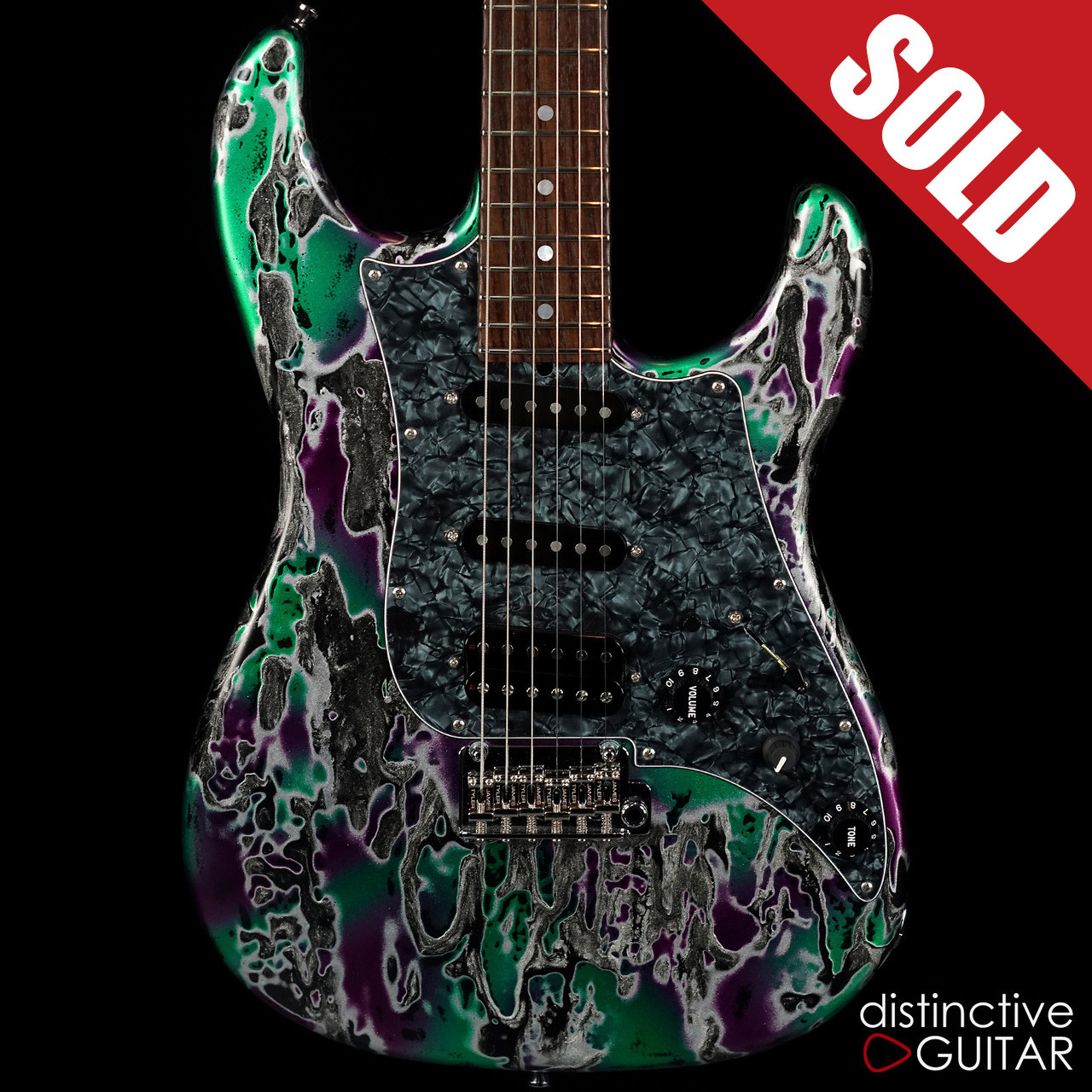 【Mint】TODA Guitars P-Alien Studio Elite HD in Alien Guano finish with Brazilian rosewood