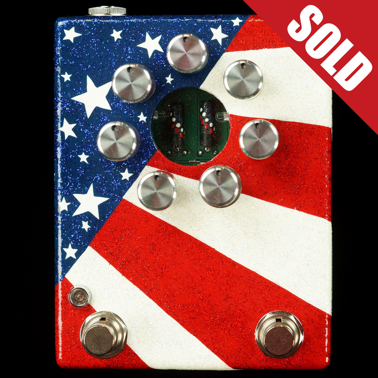 Zvex Hand Painted Fuzz Factory 7 Custom Stars & Stripes