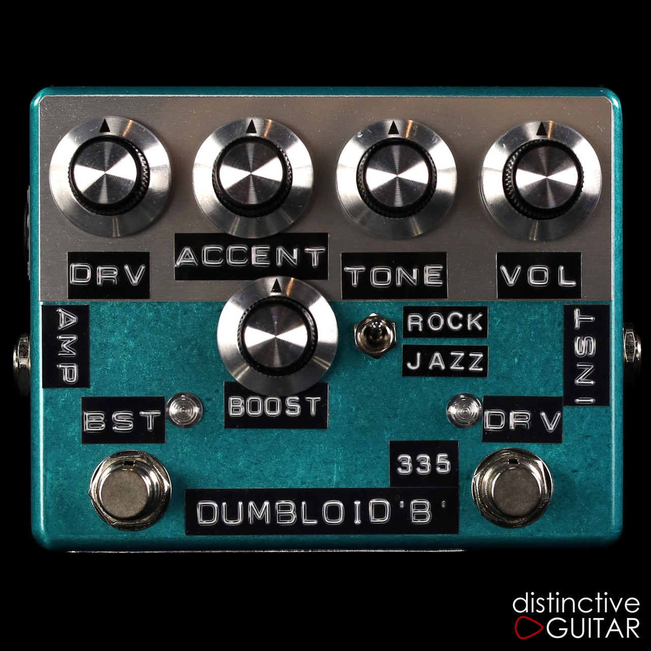 Shin's Music Dumbloid Overdrive 335 Boost - Candy Emerald