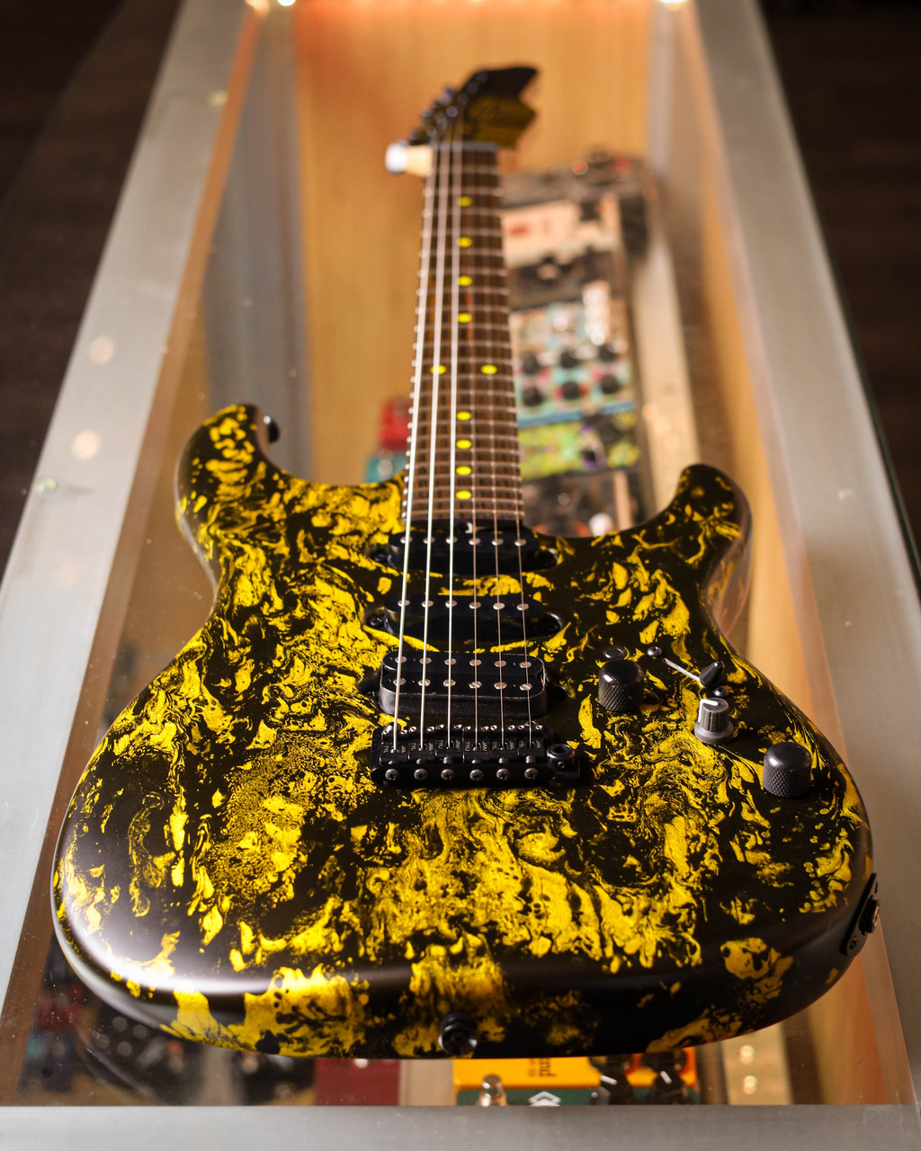 James Tyler Studio Elite HD SP-Maple 美品 James Tyler Studio Elite HD-P Spalted Maple - Honey Burst