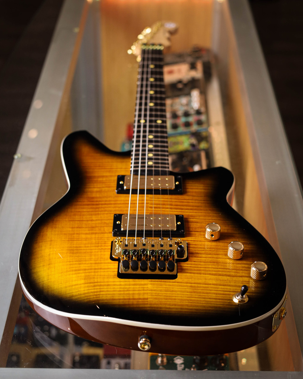 NEW REVEREND KINGBOLT RA FLOYD FLAME MAPLE COFFEE BURST | eBay