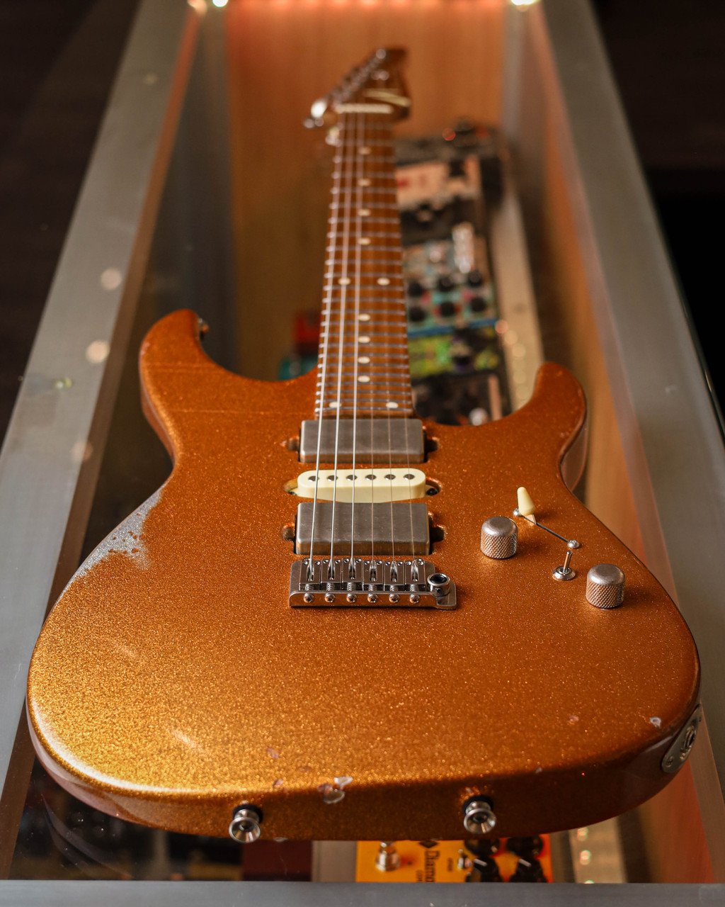 NEW TOM ANDERSON ANGEL PLAYER BIG SPARKLE CHAMPAGNE IN DISTRESS S
