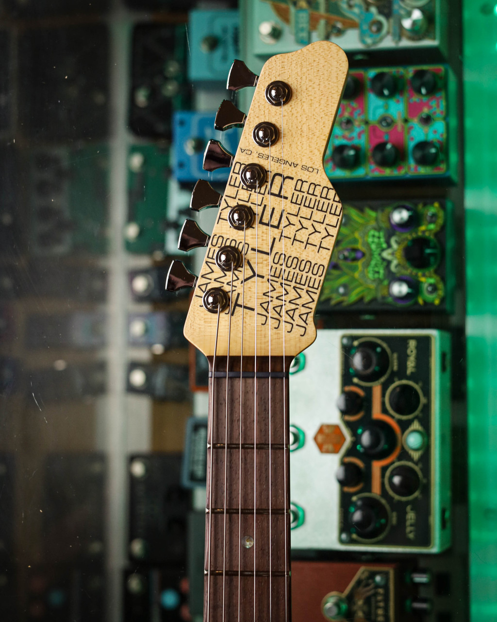JAMES TYLER STUDIO ELITE HD LAMBEAU SHMEAR GREEN AND GOLD ELECTRIC