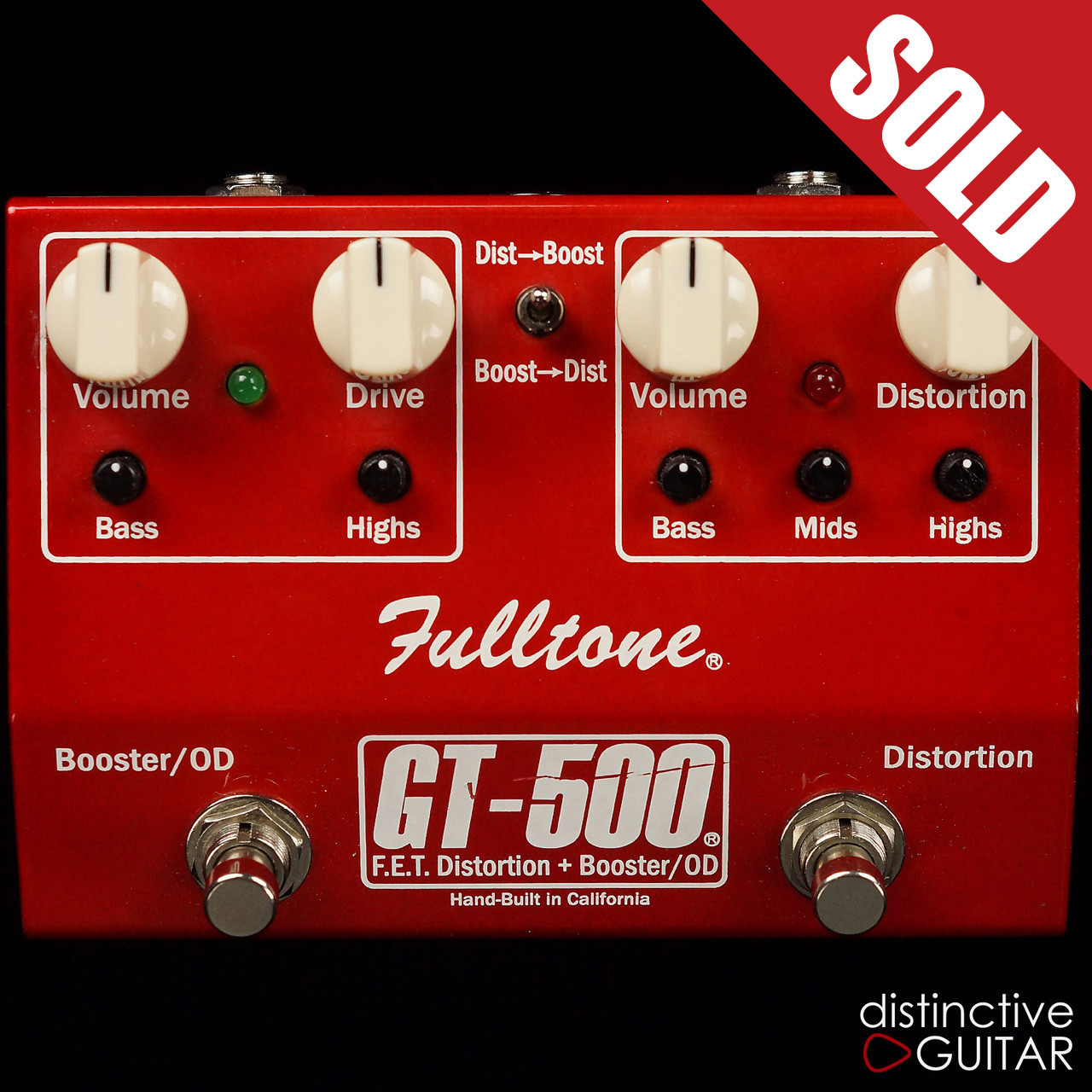 Fulltone GT-500 フルトーン ディストーション ブースター-