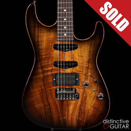 Tom Anderson Drop Top Koa Black Shaded Edge