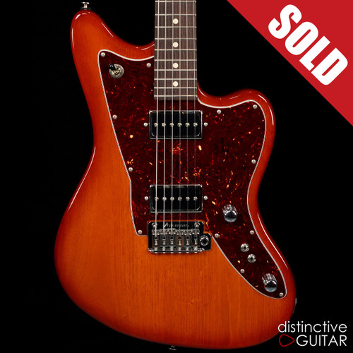 Tom Anderson Superbird NAMM 2016 Trans Amber / Cherry Burst