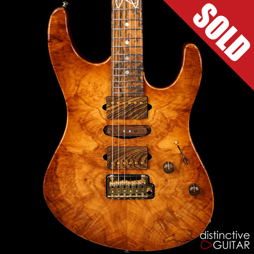 Suhr Modern Custom Distinctive Select #11 One Piece Burl Maple Natural Suhr Modern Custom Distinctive Select #11 One Piece Burl Maple Natural