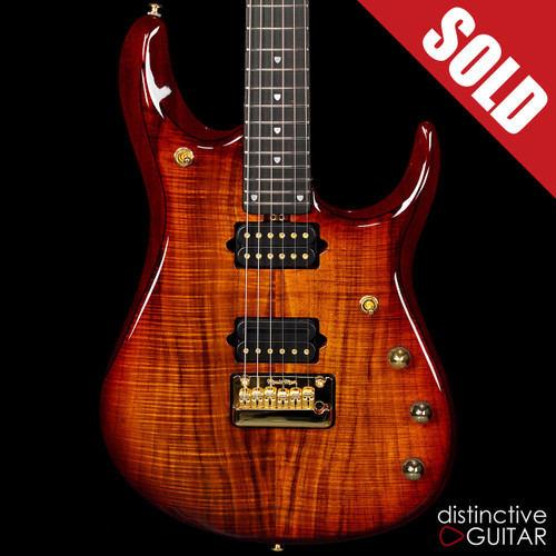 Ernie Ball Music Man Luke III BFR Koa Island Burst