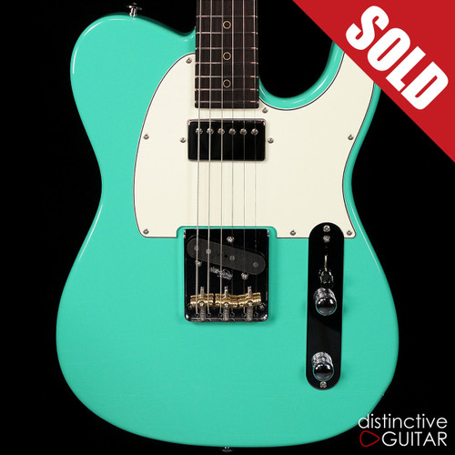Suhr Classic T Antique Roasted Recovered Sinker Maple #7 Seafoam Green