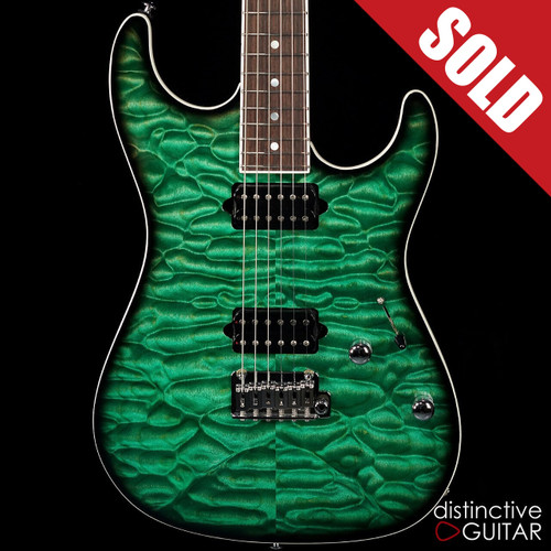 DEMO Suhr Standard Custom Select NAMM Trans Green Quilt JS3K9A