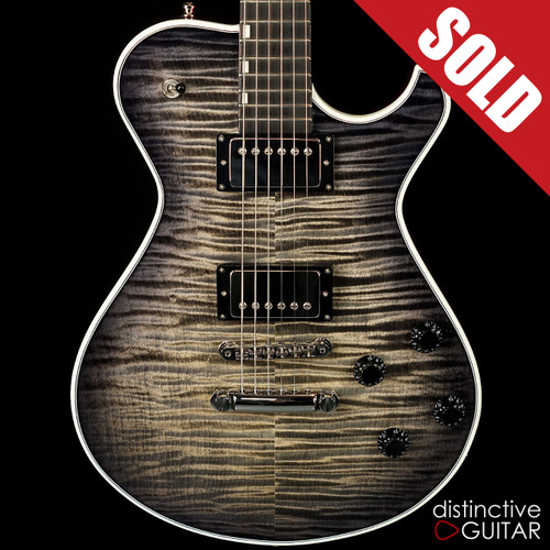 Knaggs Kenai SSC Steve Stevens Signature Charcoal Burst / Red Sparkle