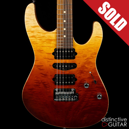 Suhr Modern Custom Handpicked Angel Quilt Maple Desert Gradient JS0N1W Suhr Modern Custom Handpicked Angel Quilt Maple Desert Gradient JS0N1W