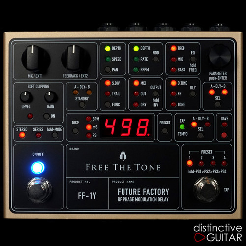 NEW Free The Tone FT-2Y Flight Time Digital Delay Green