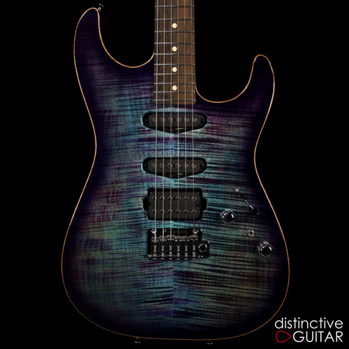 Tom Anderson Drop Top - Ultraviolet Blue w/ Purple Edge Burst